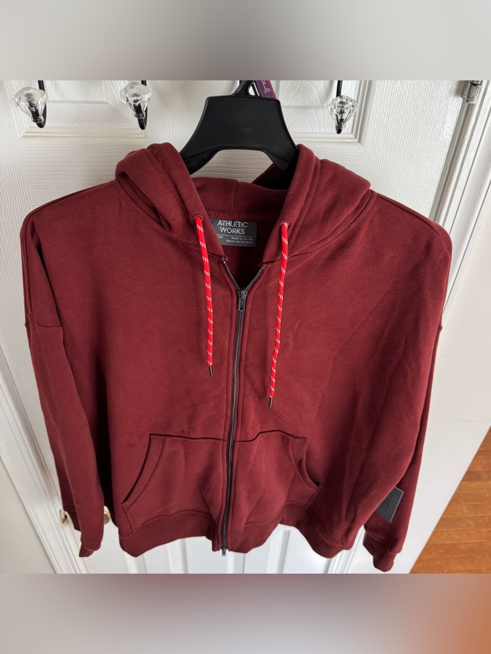 Women’s Plus Size Full Zip Fleece Hoodie 2X XXL Oversized Rich Cognac Brown - Picture 8 of 15